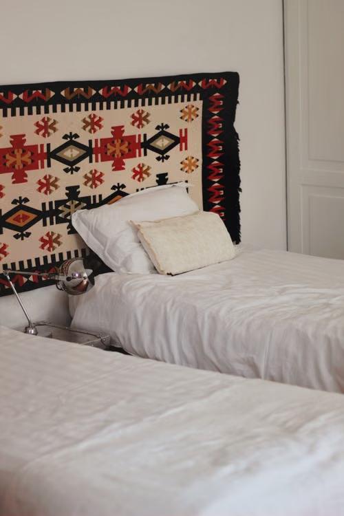 two beds next to each other